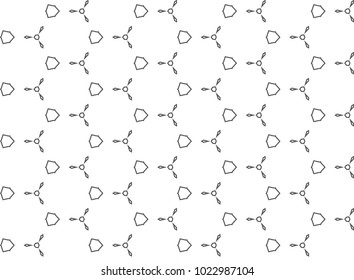 Seamless ornamental vector pattern