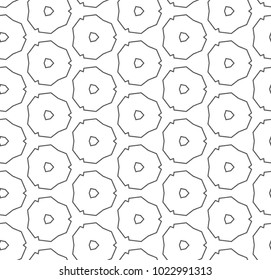 Seamless ornamental vector pattern