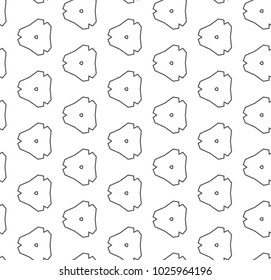 Seamless ornamental vector pattern