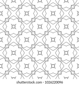 Seamless ornamental vector pattern