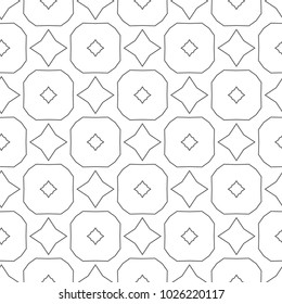 Seamless ornamental vector pattern