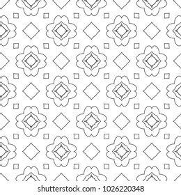 Seamless ornamental vector pattern