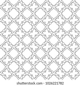 Seamless ornamental vector pattern