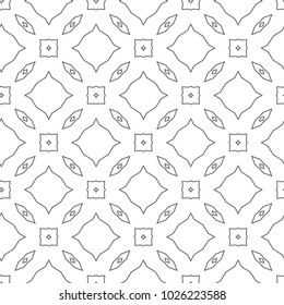 Seamless ornamental vector pattern