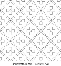 Seamless ornamental vector pattern