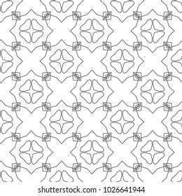 Seamless ornamental vector pattern