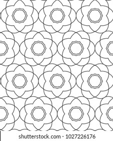 Seamless ornamental vector pattern