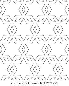 Seamless ornamental vector pattern