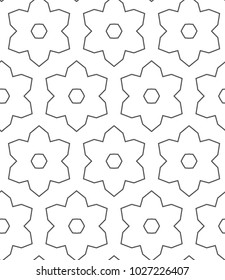 Seamless ornamental vector pattern