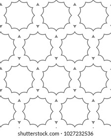 Seamless ornamental vector pattern