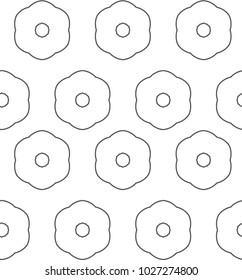 Seamless ornamental vector pattern