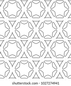 Seamless ornamental vector pattern