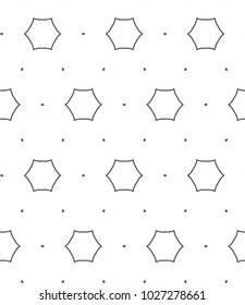 Seamless ornamental vector pattern