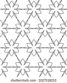 Seamless ornamental vector pattern