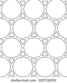 Seamless ornamental vector pattern
