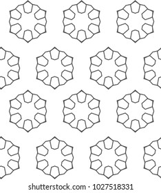 Seamless ornamental vector pattern