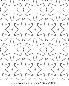 Seamless ornamental vector pattern