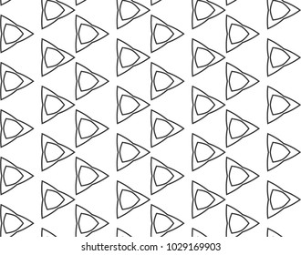 Seamless ornamental vector pattern