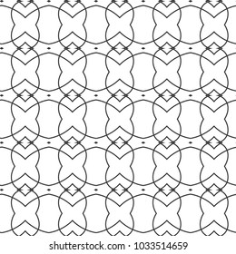 Seamless ornamental vector pattern