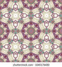 Seamless ornamental vector pattern