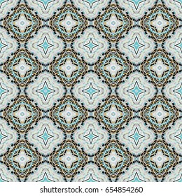 Seamless ornamental vector pattern