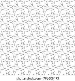 Seamless ornamental vector pattern
