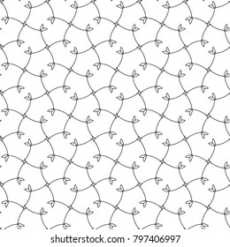 Seamless ornamental vector pattern