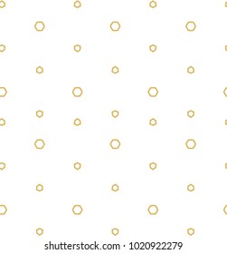 Seamless ornamental vector pattern in golden style