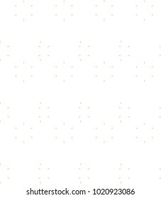 Seamless ornamental vector pattern in golden color