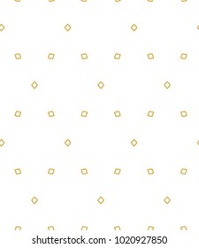 Seamless ornamental vector pattern in golden color