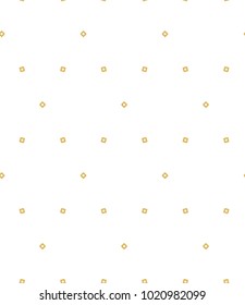 Seamless ornamental vector pattern in golden color