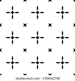 Seamless ornamental vector pattern. minimal geometric pattern for background.