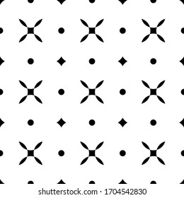 Seamless ornamental vector pattern. minimal geometric pattern for background.