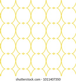 Seamless ornamental vector pattern in yellow color Seamless ornamental vector pattern in yellow color