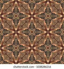 Seamless ornamental vector texture