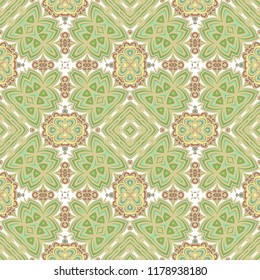 Seamless ornamental vector texture