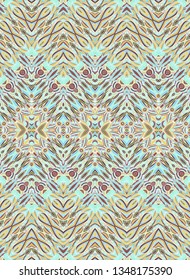 Seamless ornamental vector texture