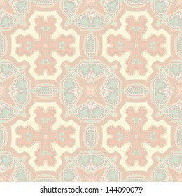 Seamless ornamental vector texture, oriental style