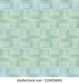 Seamless ornamental vector woven abstract pattern