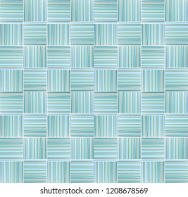 Seamless ornamental vector woven abstract pattern