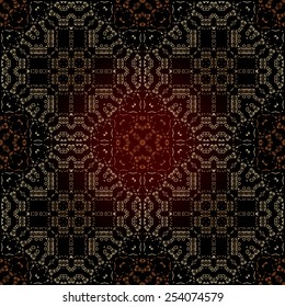 Seamless ornamental wallpaper