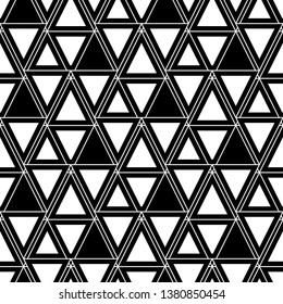 Seamless ornament.Geometrical figures wallpaper. Digital paper, abstract.Geometric background. Shapes backdrop. Triangles, rhombuses, parallelograms, trapeziums pattern