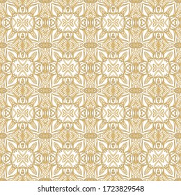 Seamless ornametnal vector texture, vintage medieval style, on white background