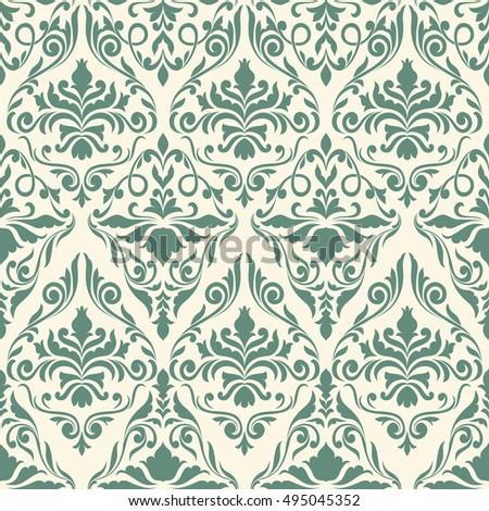 Seamless ornate decorative pattern