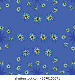 Seamless ornate floral pattern design Art work...