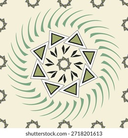 Seamless ornate floral pattern design art work .