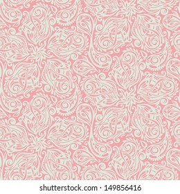 Seamless ornate floral pattern, model for design of gift packs, patterns fabric, wallpaper, web sites, etc.