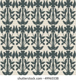 seamless ornate metal pattern
