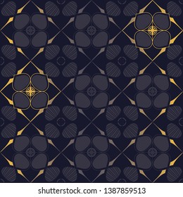 SEAMLESS ORNATE PATTERN WITH MANDALA ELEMENTS IN SHADES OF BLACK AND YELLOW. MANDALA TEXTURE. VECTOR TEMPLATE FOR FABRIC, WALLPAPER, TILE, WRAPPING, COVERS AND CARPETS.