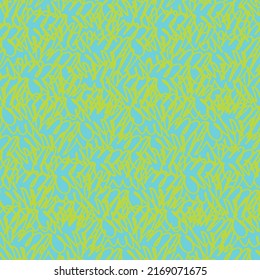 Seamless oscillogram-like pattern with curved lines. Endless repeating hand drawn pattern made by felt tip pen for surface design and other design projects